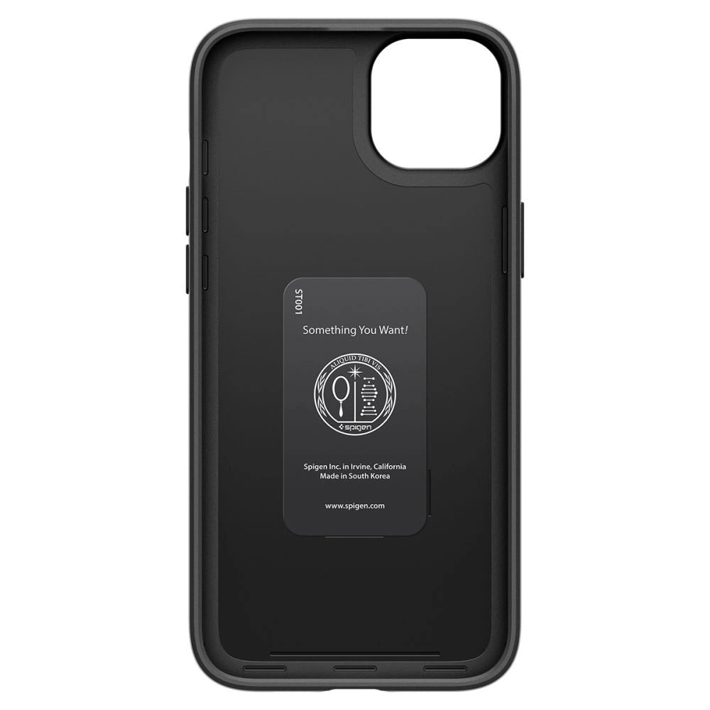 Etui Spigen Thin Fit na iPhone 15 - czarne – zdjęcie 3