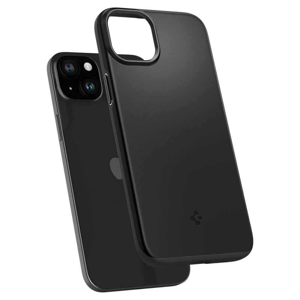 Etui Spigen Thin Fit na iPhone 15 - czarne – zdjęcie 8