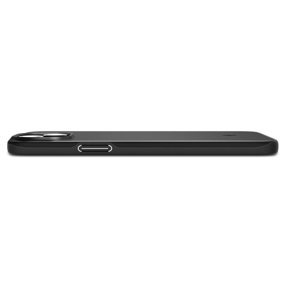 Etui Spigen Thin Fit na iPhone 15 - czarne – zdjęcie 9