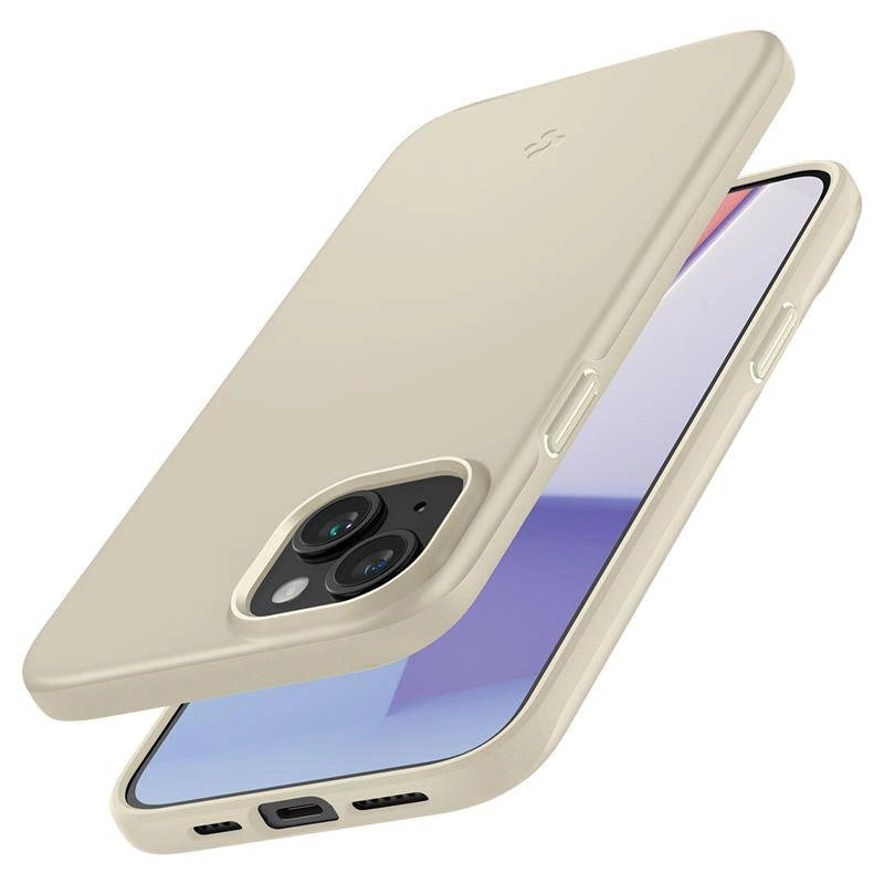 Etui Spigen Thin Fit na iPhone 15 Plus - beżowe – zdjęcie 14