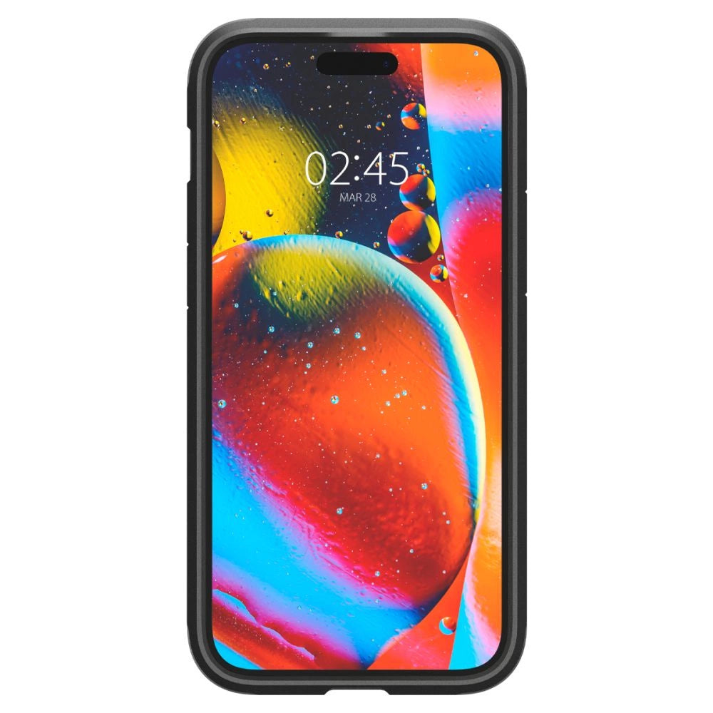 Etui Spigen Tough Armor MagSafe na iPhone 15 - czarne – zdjęcie 3