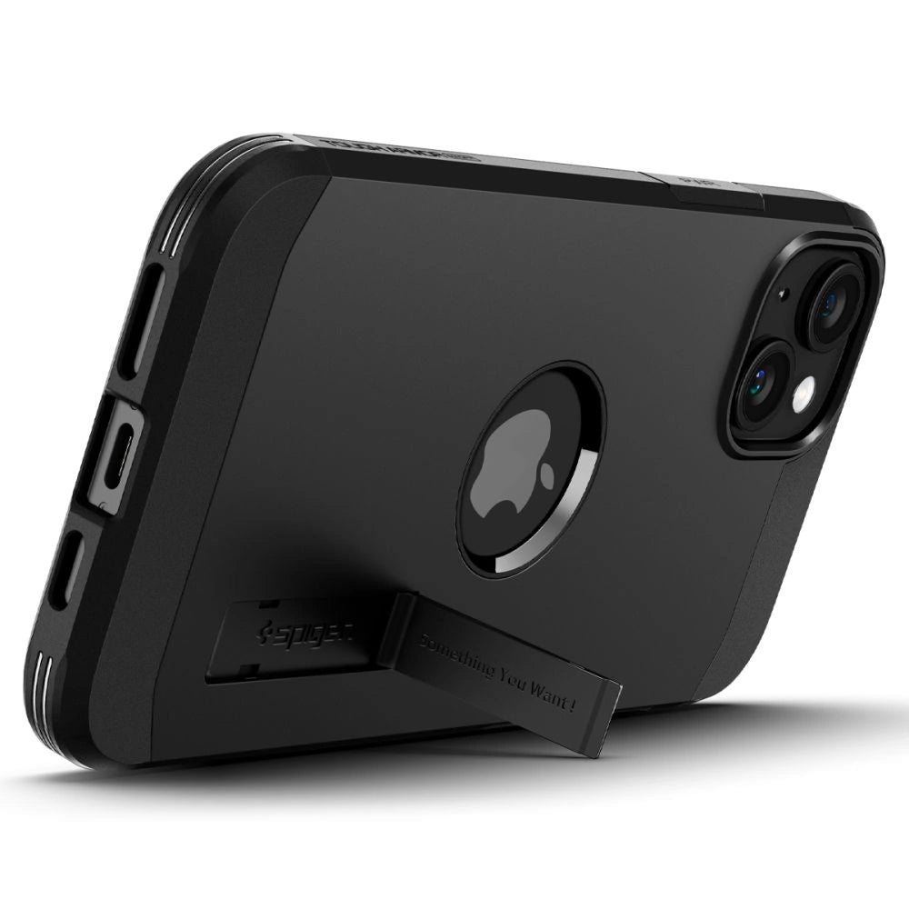Etui Spigen Tough Armor MagSafe na iPhone 15 - czarne – zdjęcie 7