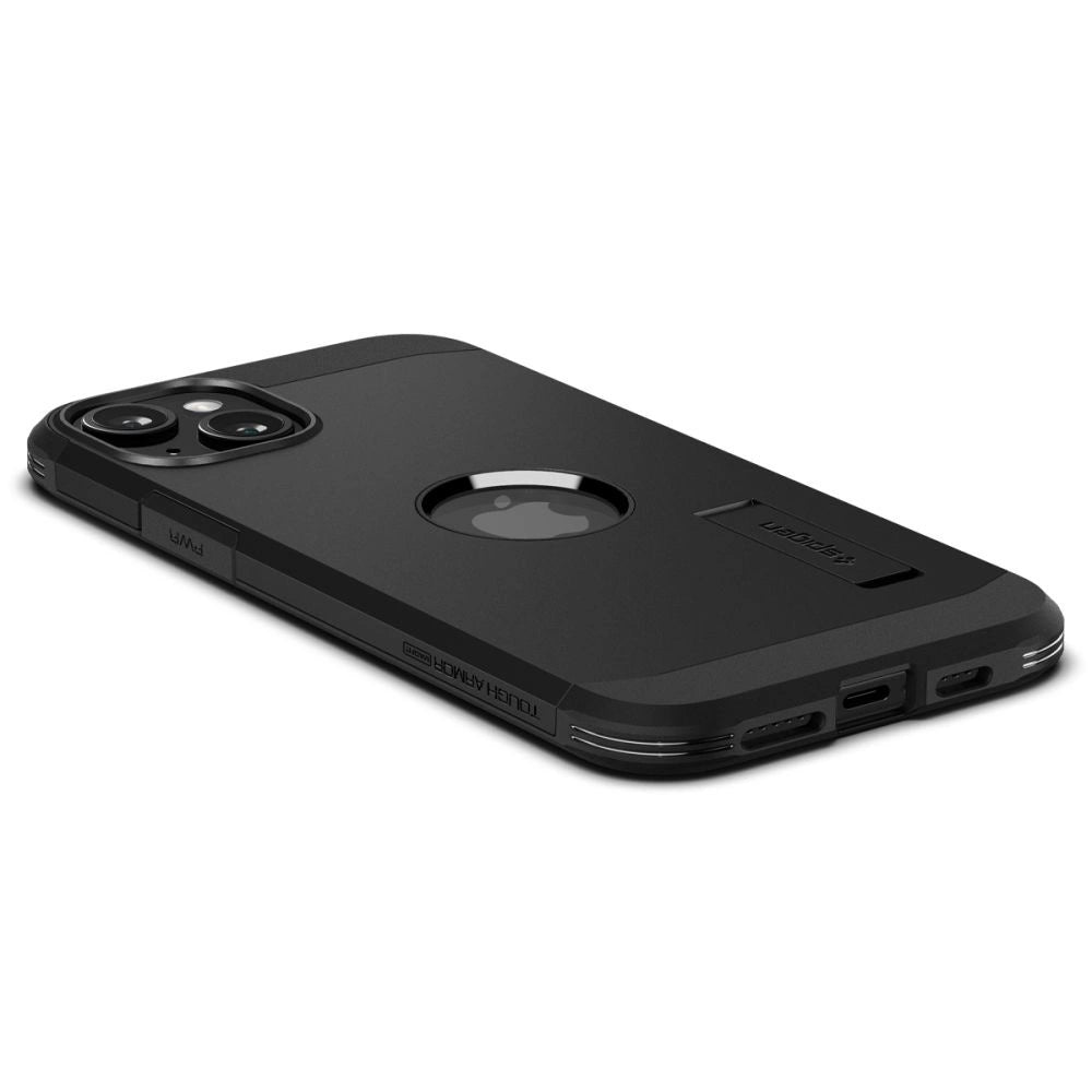 Etui Spigen Tough Armor MagSafe na iPhone 15 - czarne – zdjęcie 14