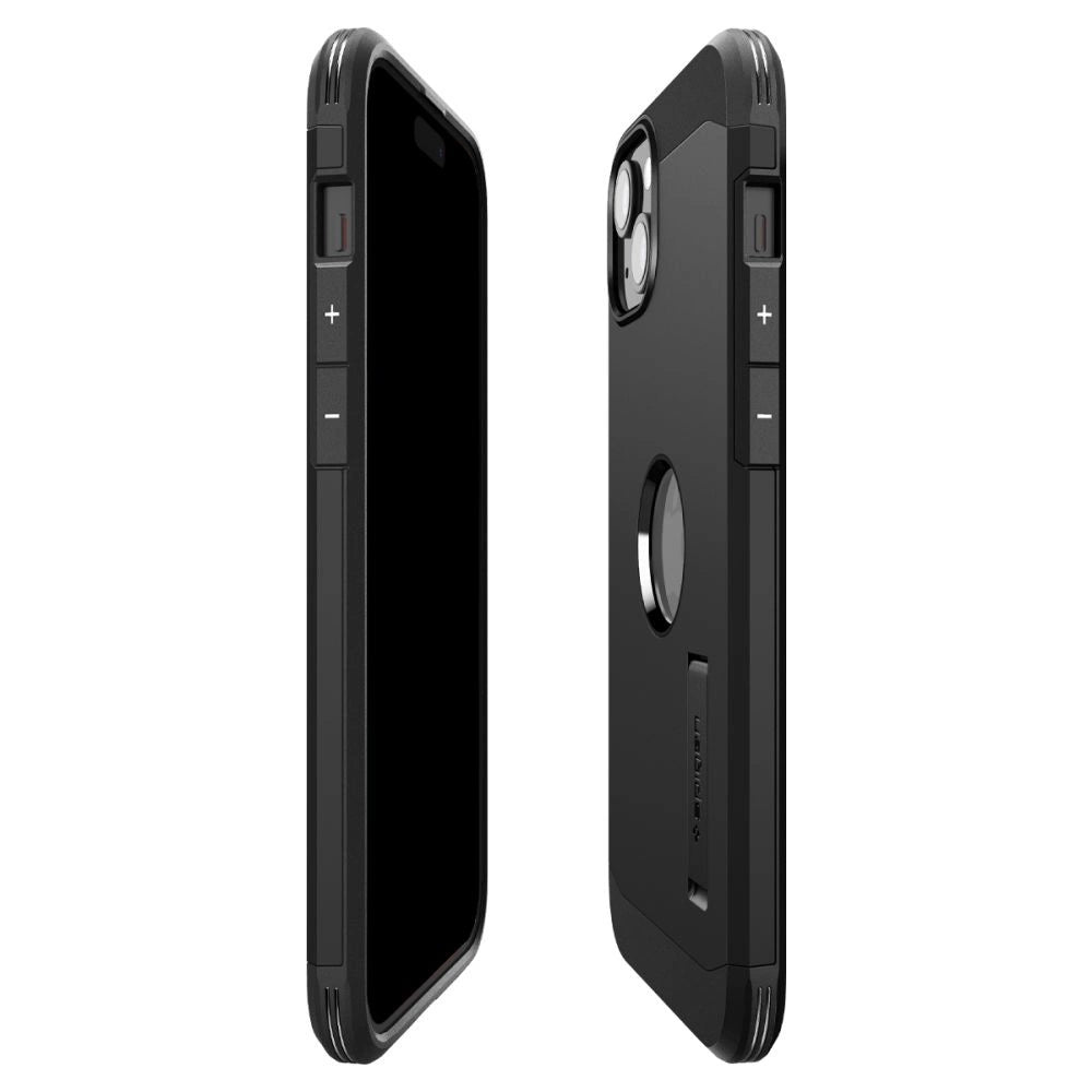Etui Spigen Tough Armor MagSafe na iPhone 15 - czarne – zdjęcie 8