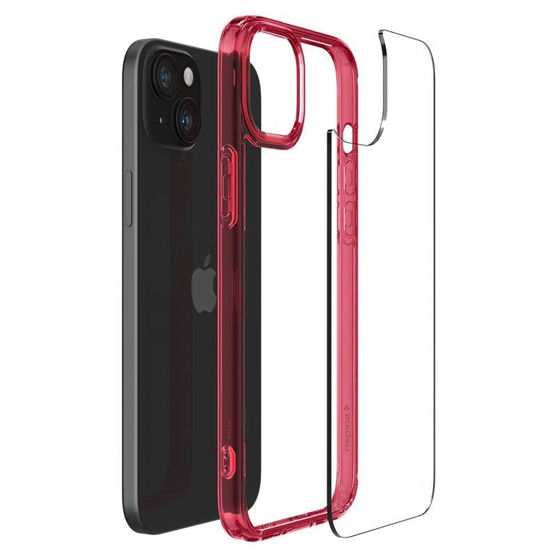 Etui Spigen Ultra Hybrid na iPhone 15 Plus - czerwone – zdjęcie 7