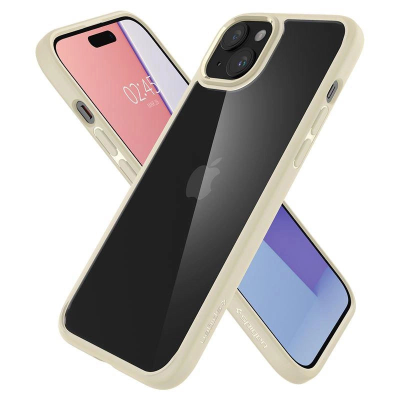 Etui Spigen Ultra Hybrid na iPhone 15 Plus - beżowe – zdjęcie 6