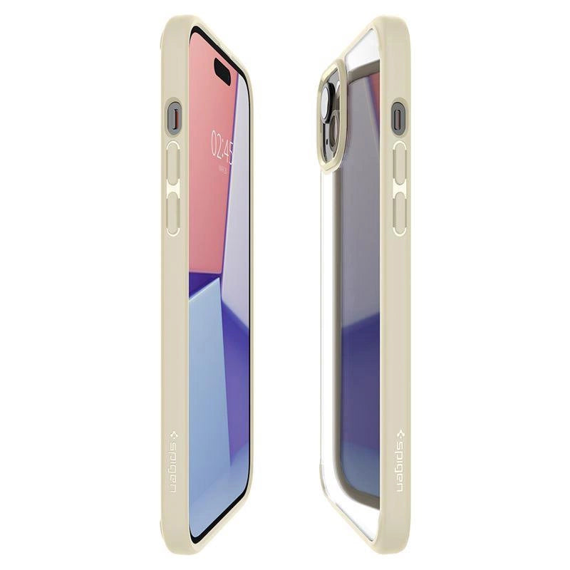 Etui Spigen Ultra Hybrid na iPhone 15 Plus - beżowe – zdjęcie 8