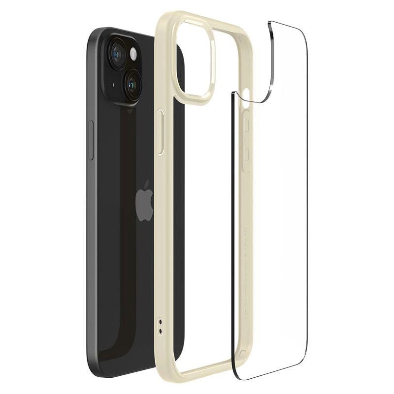 Etui Spigen Ultra Hybrid na iPhone 15 Plus - beżowe – zdjęcie 7