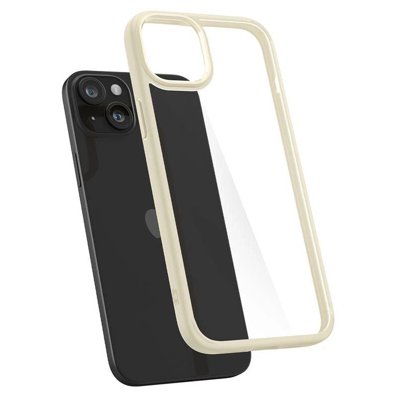 Etui Spigen Ultra Hybrid na iPhone 15 Plus - beżowe – zdjęcie 12