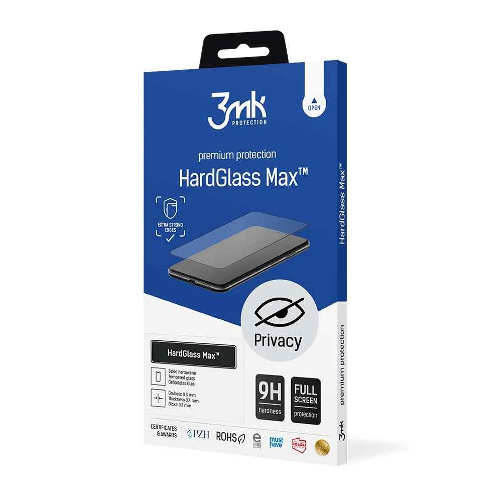 Szkło 9H prywatyzujące 3mk HardGlass Max Privacy na Samsung Galaxy A34 5G – zdjęcie 2