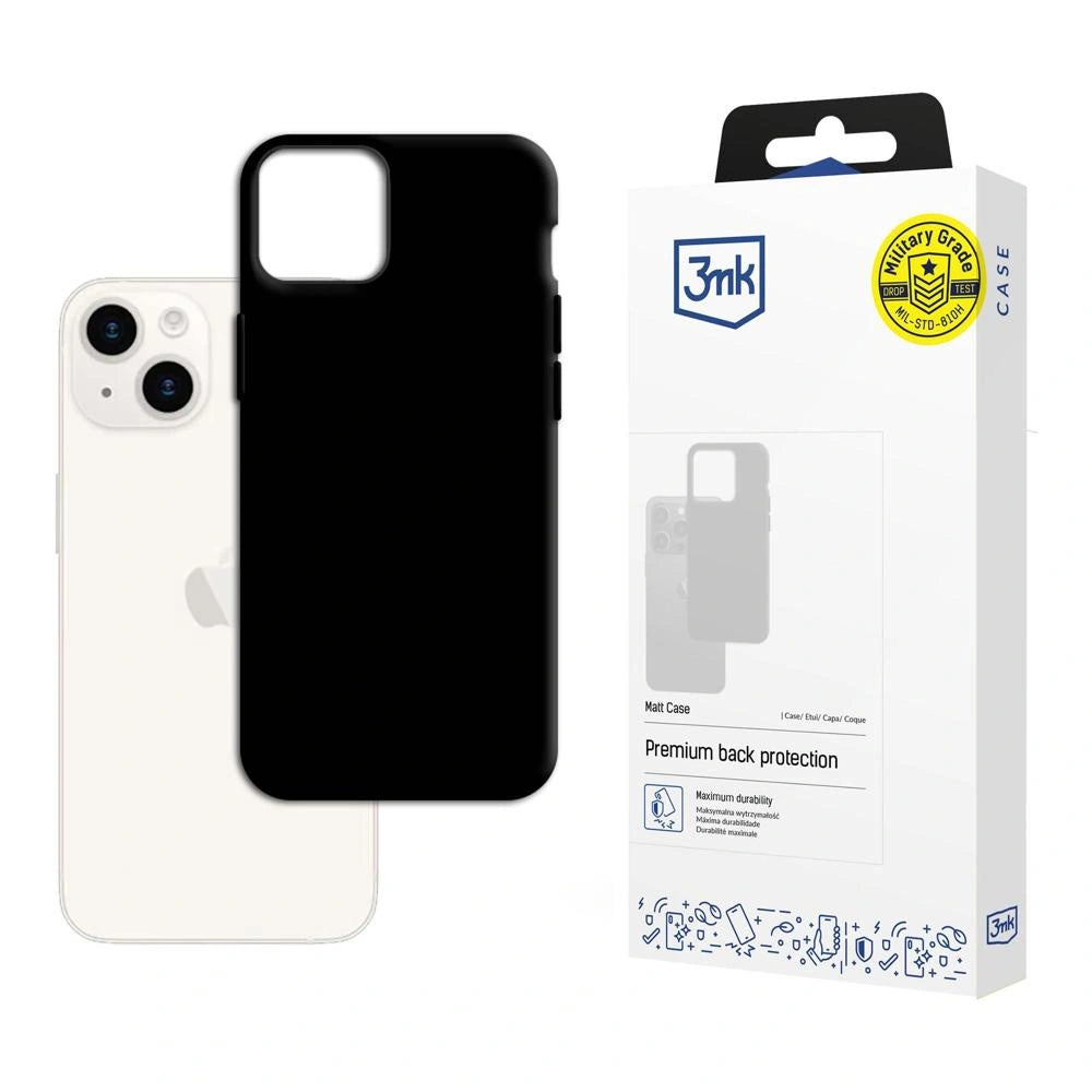 Etui 3mk Matt Case na iPhone 15 Plus - czarne