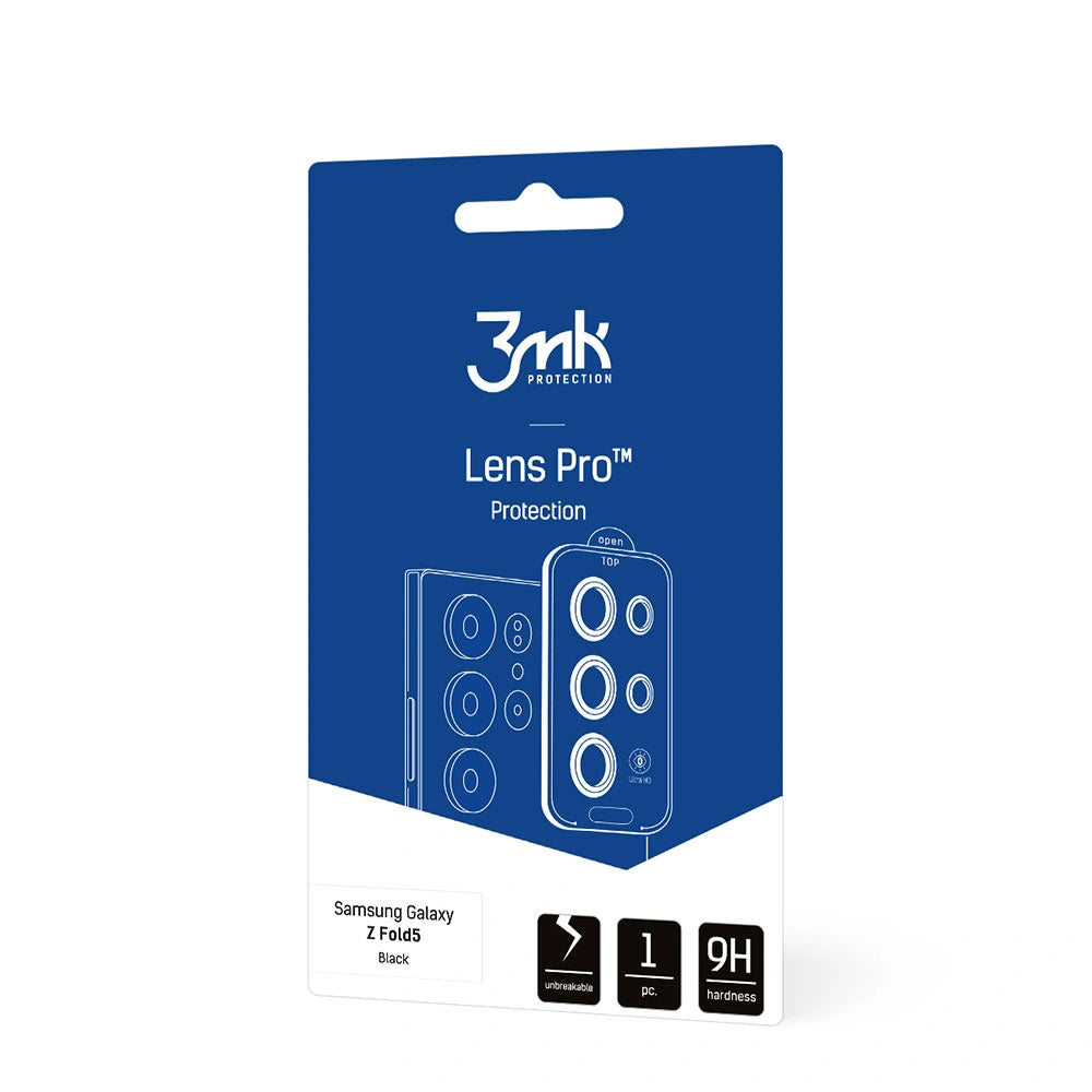 Osłona aparatu 3mk Lens Protection Pro na Samsung Galaxy Z Fold 5 - czarna – zdjęcie 4
