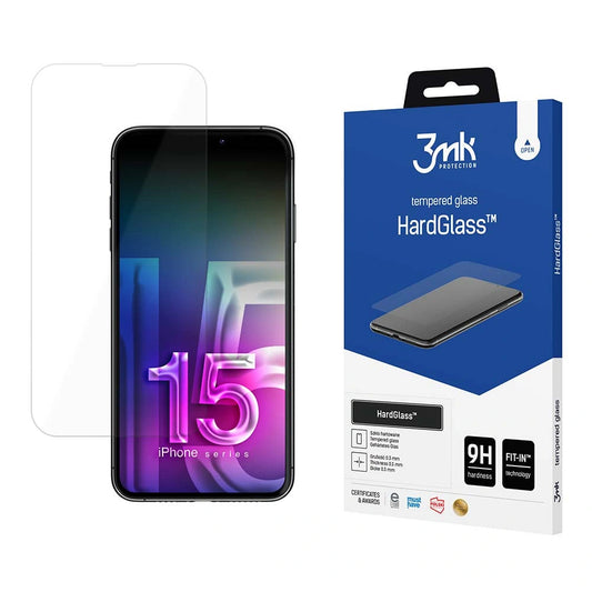 Szkło 9H 3mk HardGlass na iPhone 15 Pro Max