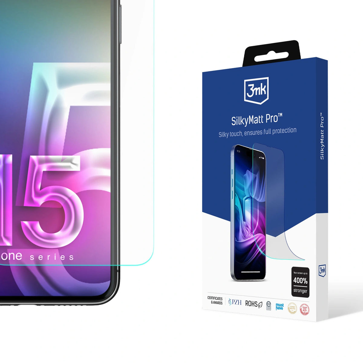 Folia matowa 3mk Silky Matt Pro na iPhone 15 Pro
