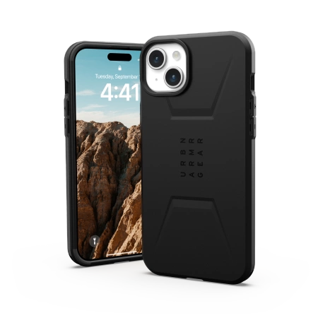 Etui UAG Civilian MagSafe do iPhone 15 Plus - czarne – zdjęcie 2
