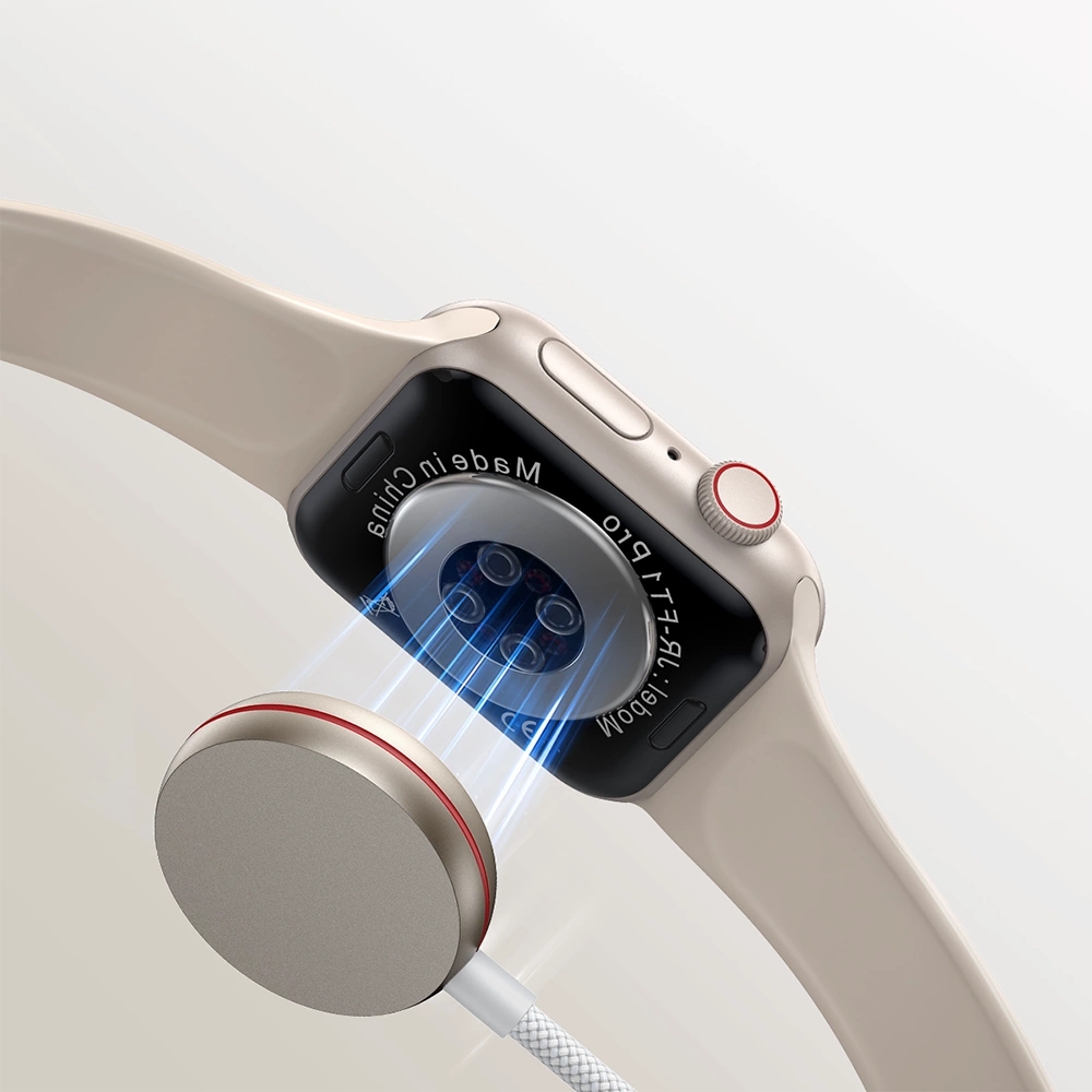 Joyroom 2 w 1 kabel lightning i do Apple Watch 1.5m biały (S-IW012) – zdjęcie 11