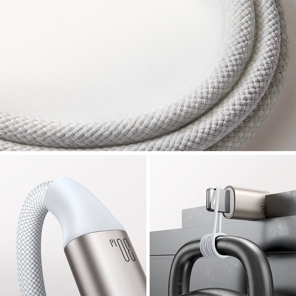 Joyroom 2 w 1 kabel lightning i do Apple Watch 1.5m biały (S-IW012) – zdjęcie 15