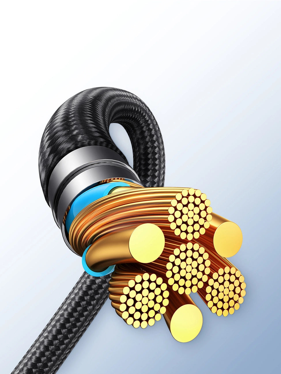 Kabel Joyroom Speedy Series S-A21 2w1 USB-C - USB-C / USB-C 100W - czarny – zdjęcie 12