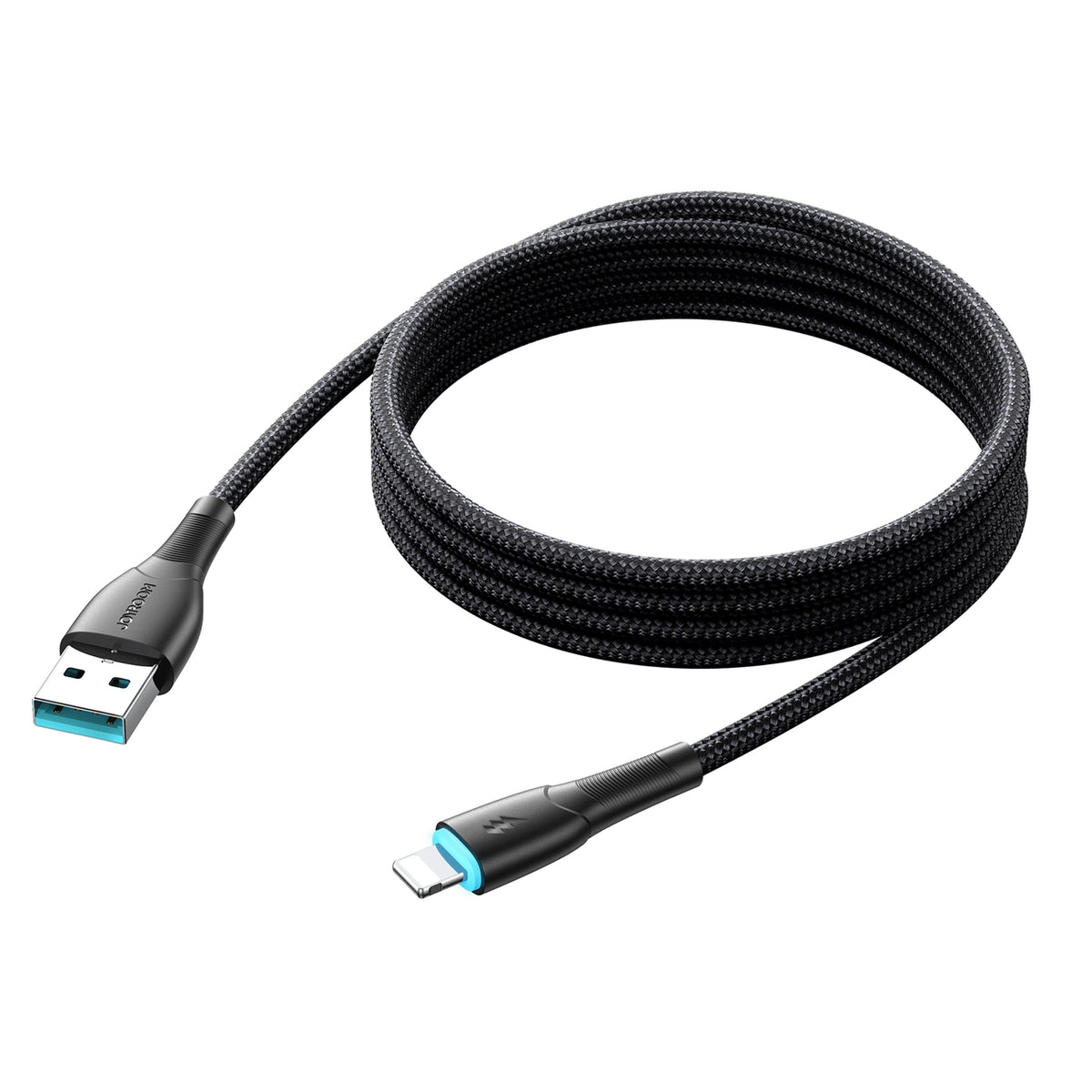 Kabel Joyroom Starry Series SA32-AL3 3A USB-A / Lightning 1m - czarny – zdjęcie 3