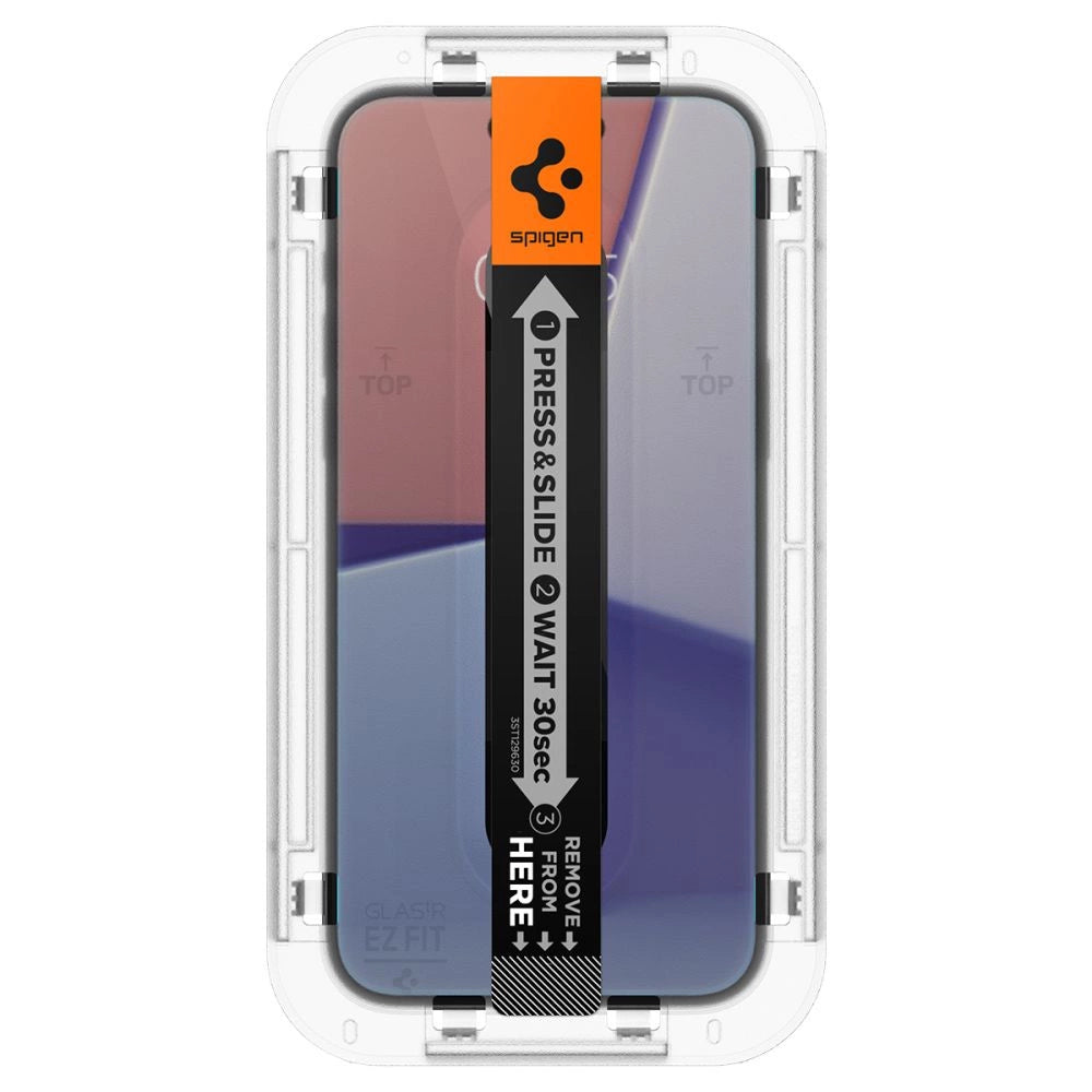 Szkło hartowane Spigen Glas.tR EZ Fit Privacy na iPhone 15 Plus – zdjęcie 4