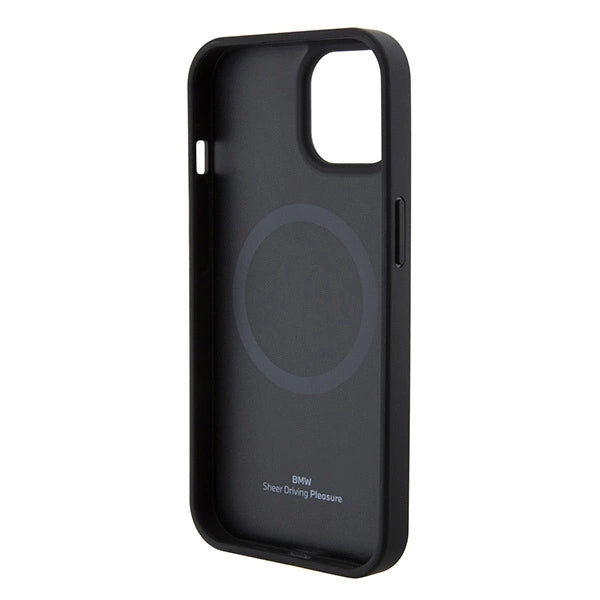 Etui BMW Signature Logo Imprint MagSafe do iPhone 15 - czarne – zdjęcie 7