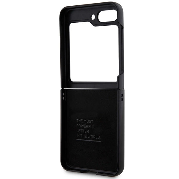 Etui BMW Leather Carbon do Samsung Galaxy Z Flip 5 - czarne – zdjęcie 7