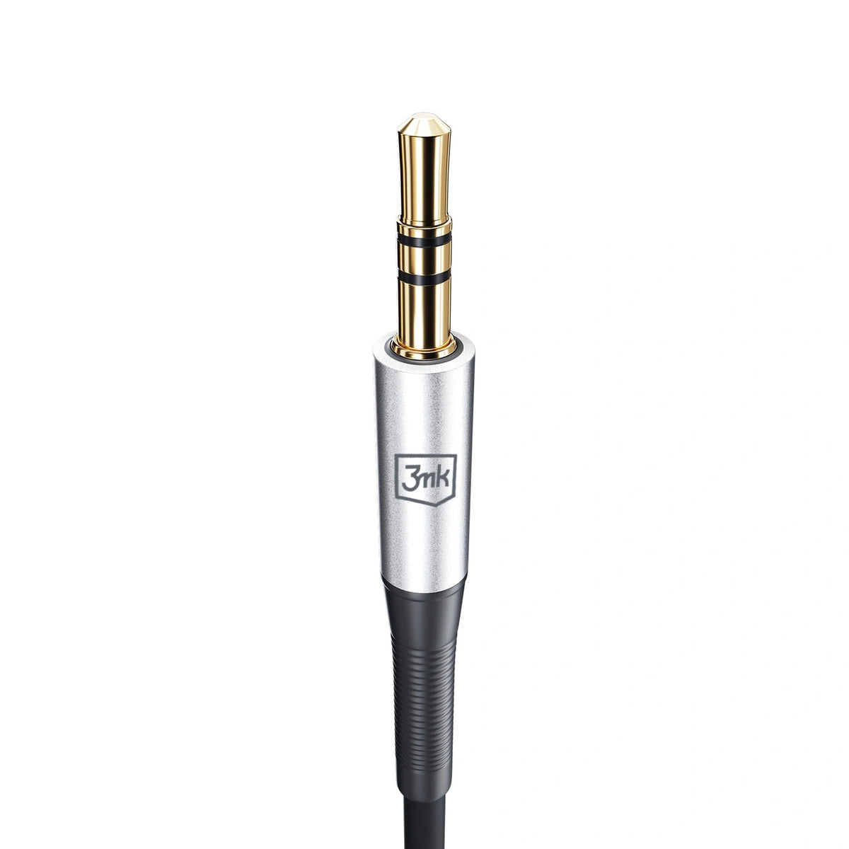Kabel 3mk AUX minijack 3.5 mm / USB-C - srebrny – zdjęcie 8