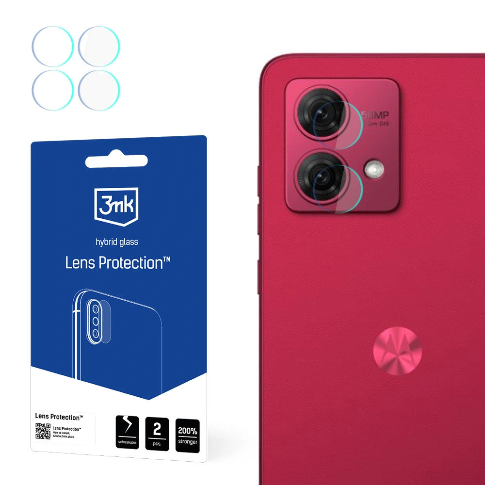 Szkło na aparat 3mk Lens Protection hybrydowe na Motorola Moto G84 5G