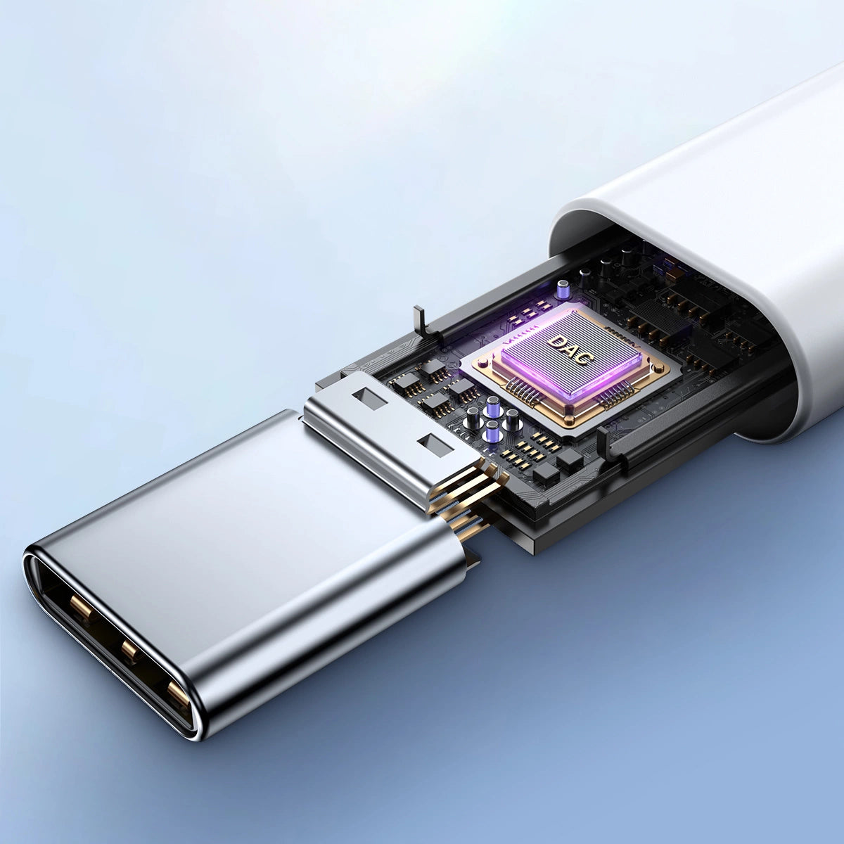 Słuchawki douszne USB-C Joyroom JR-EC05 - białe – zdjęcie 13