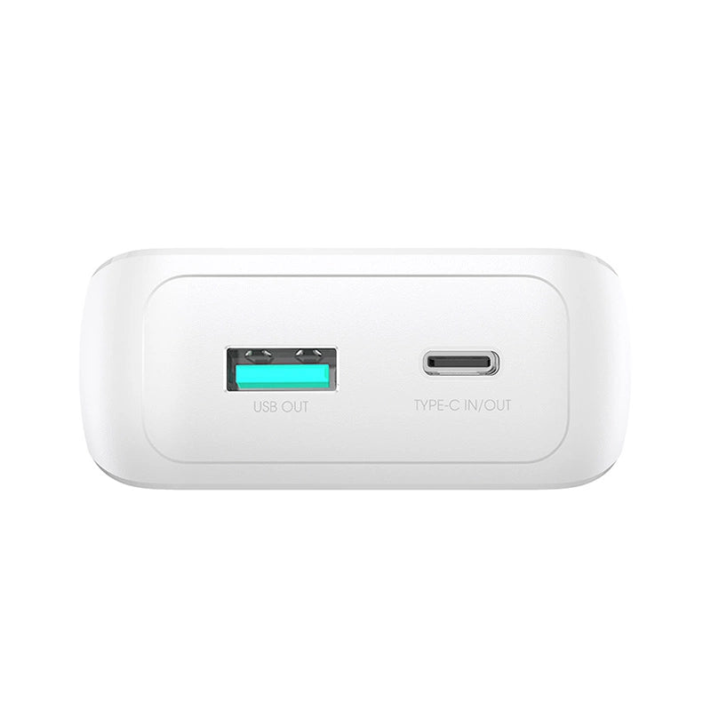 Mini powerbank Joyroom JR-PBC06 z wbudowanymi kablami USB-C - biały – zdjęcie 4