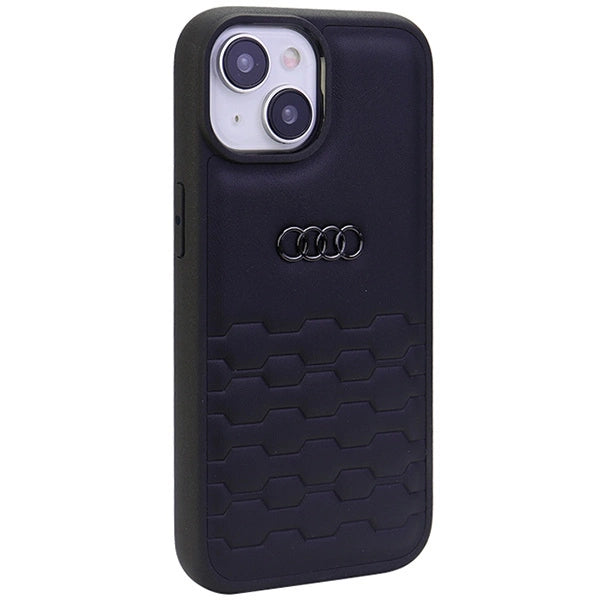 Etui Audi GT Synthetic Leather do iPhone 15 Plus - czarne – zdjęcie 2