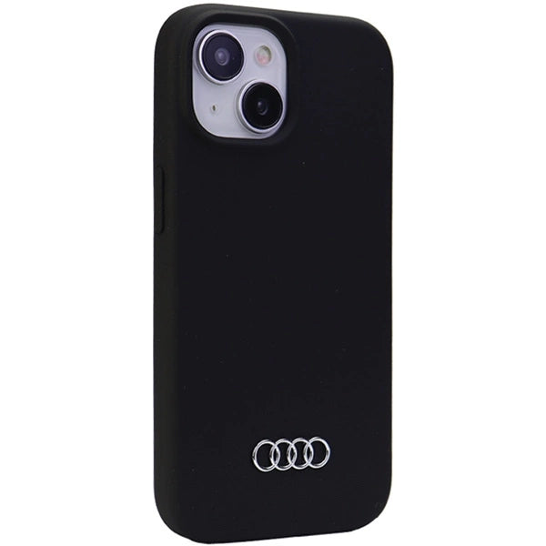 Etui Audi Silicone Case do iPhone 15 Plus - czarne – zdjęcie 2
