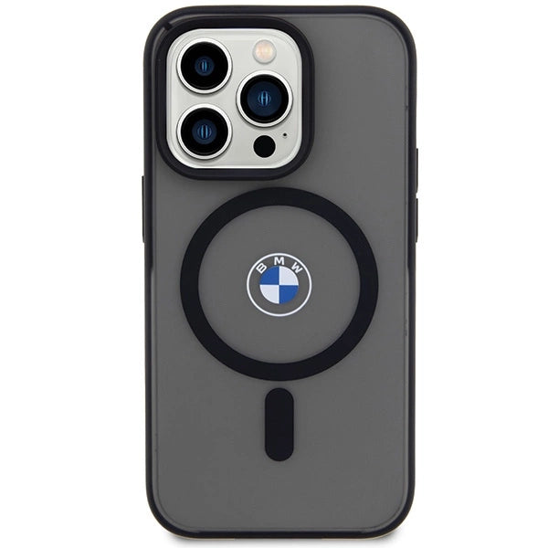 Etui BMW IML Signature MagSafe do iPhone 15 Pro - czarne – zdjęcie 3