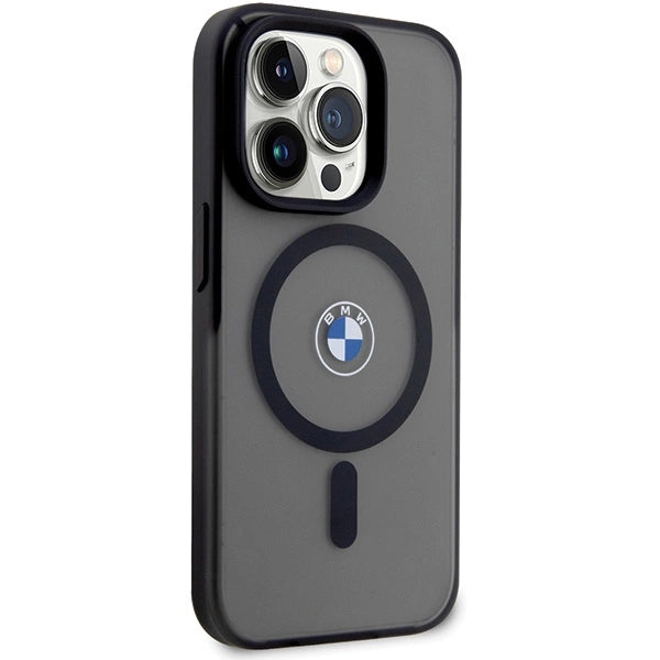 Etui BMW IML Signature MagSafe do iPhone 15 Pro - czarne – zdjęcie 4