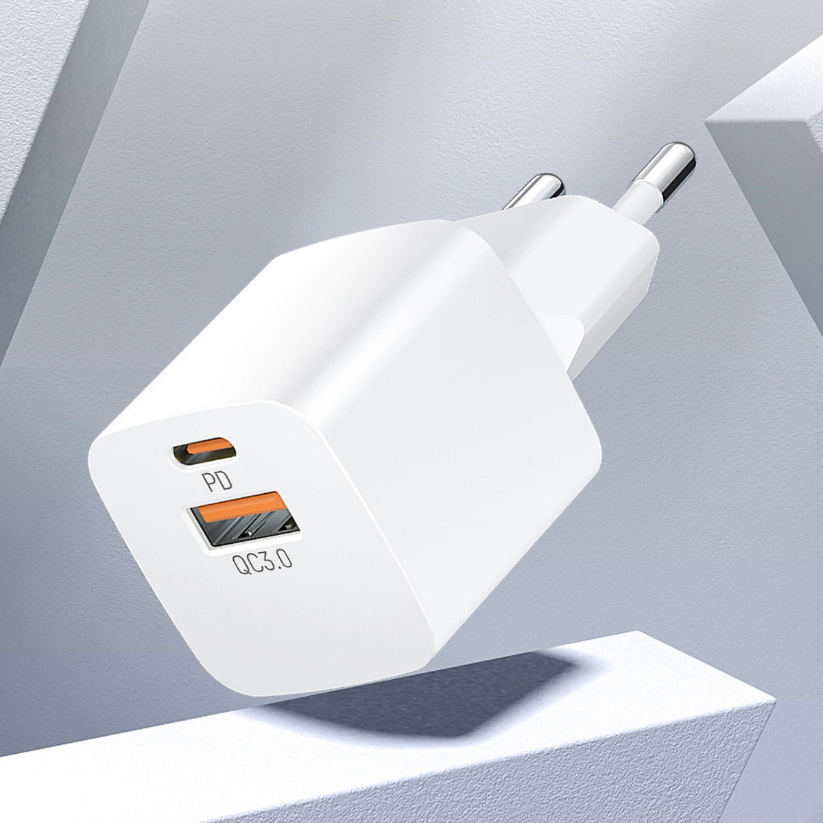 Ładowarka sieciowa Wozinsky CMWCW 20W USB-C / USB-A - biała – zdjęcie 8