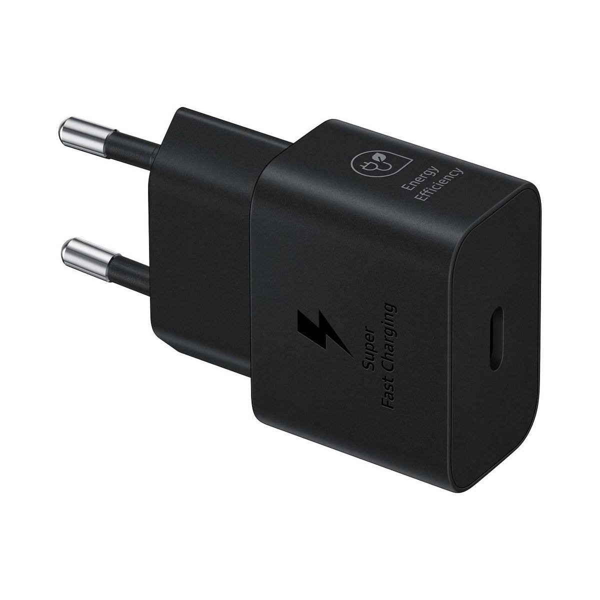 Ładowarka sieciowa GaN Samsung EP-T2510XBEGEU 25W SFC z kablem - czarna – zdjęcie 2