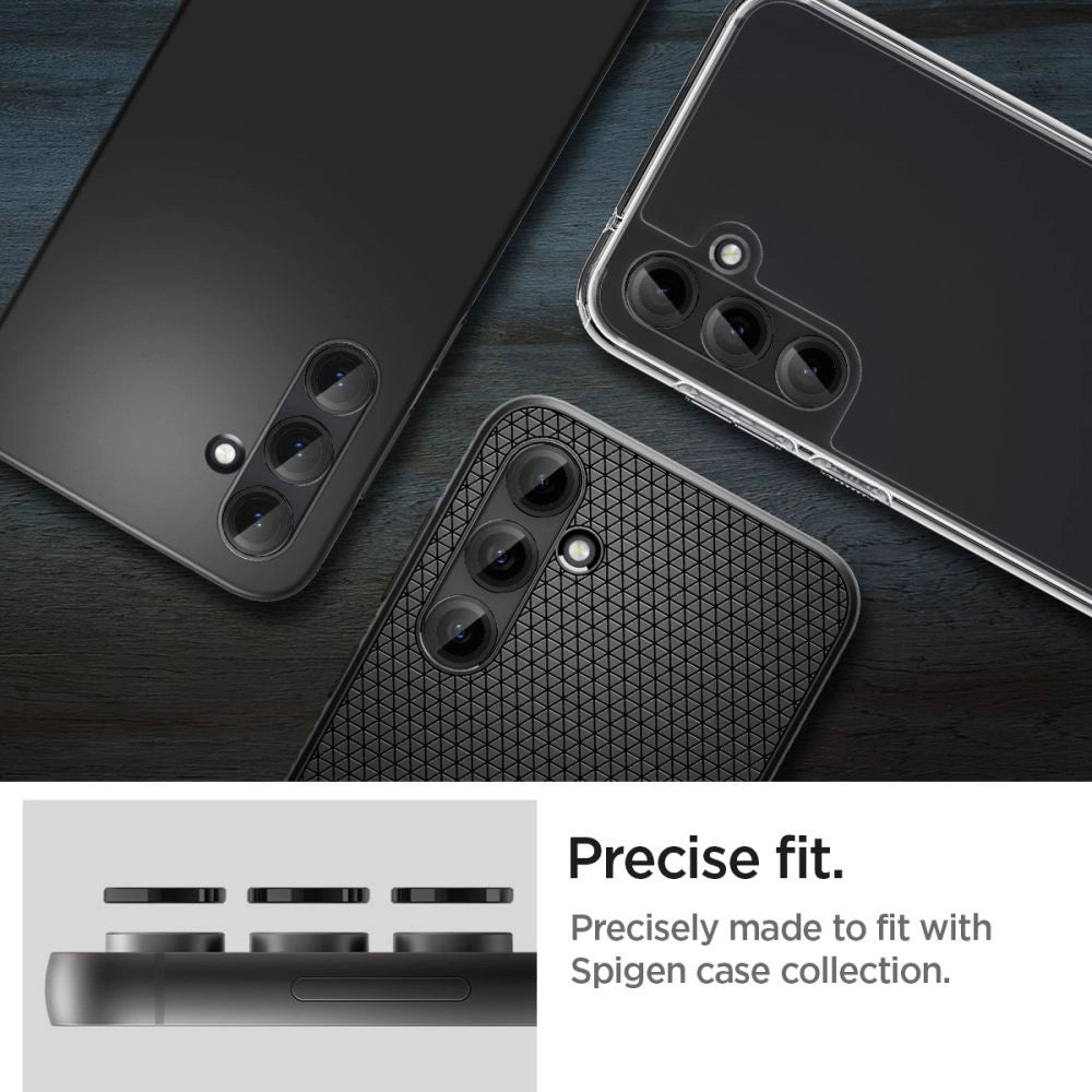 Osłona aparatu Spigen Glas.tR EZ na Samsung Galaxy S23 FE - czarna 2 szt. – zdjęcie 12