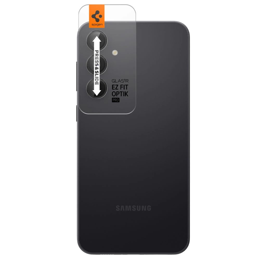Osłona aparatu Spigen Glas.tR EZ na Samsung Galaxy S23 FE - czarna 2 szt. – zdjęcie 7