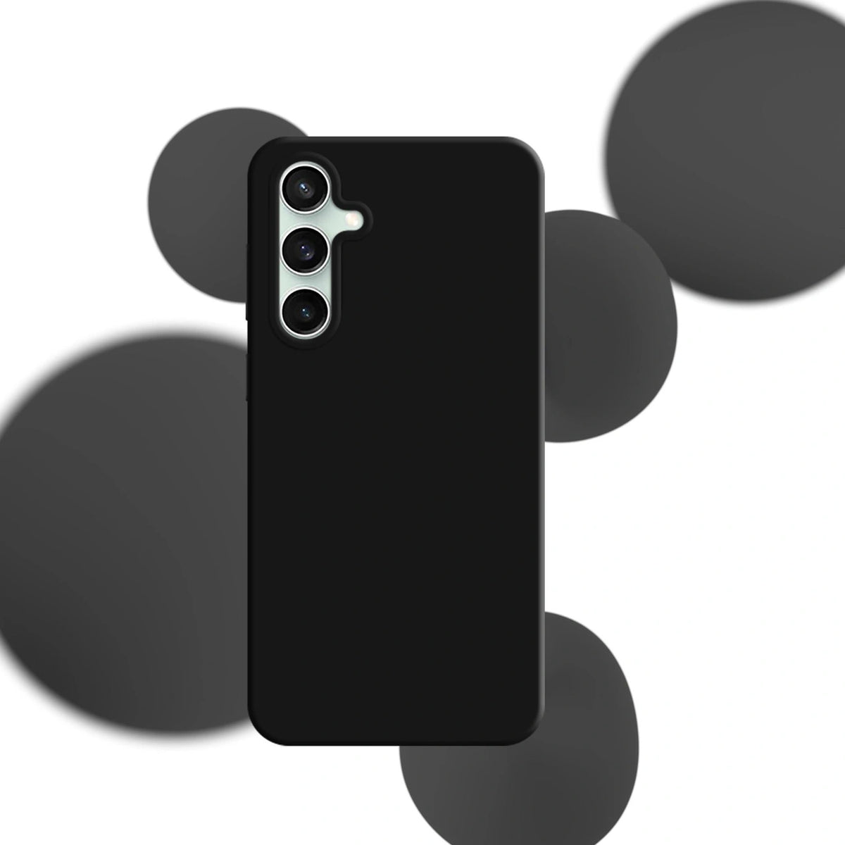 Etui 3mk Silicone Case na Samsung Galaxy S23 FE - czarne – zdjęcie 2