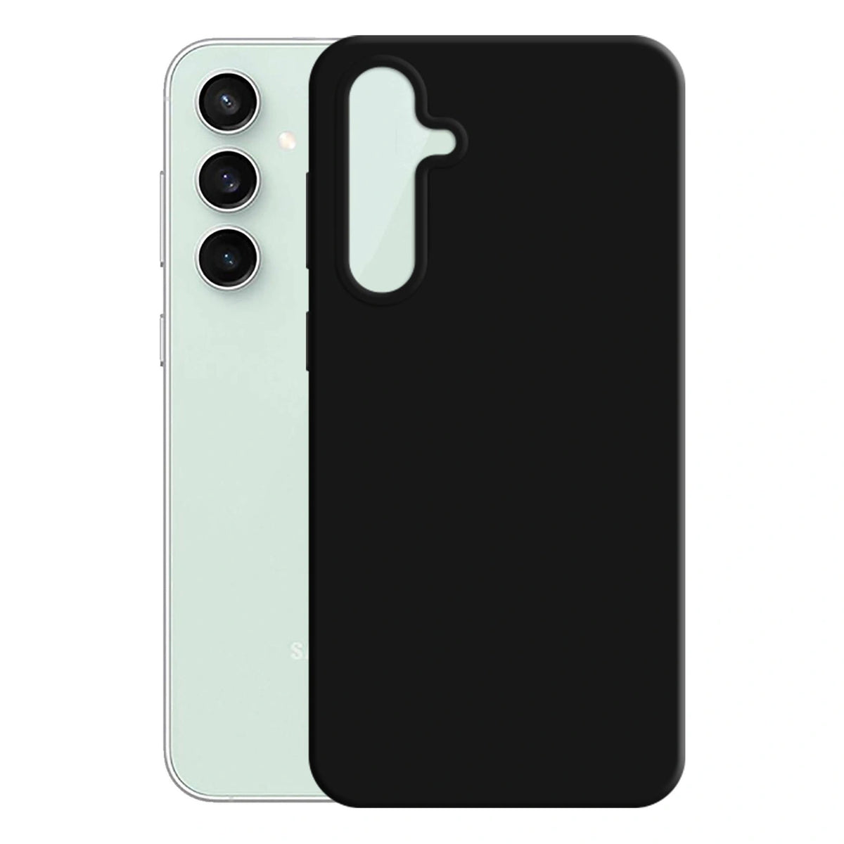 Etui 3mk Silicone Case na Samsung Galaxy S23 FE - czarne – zdjęcie 5