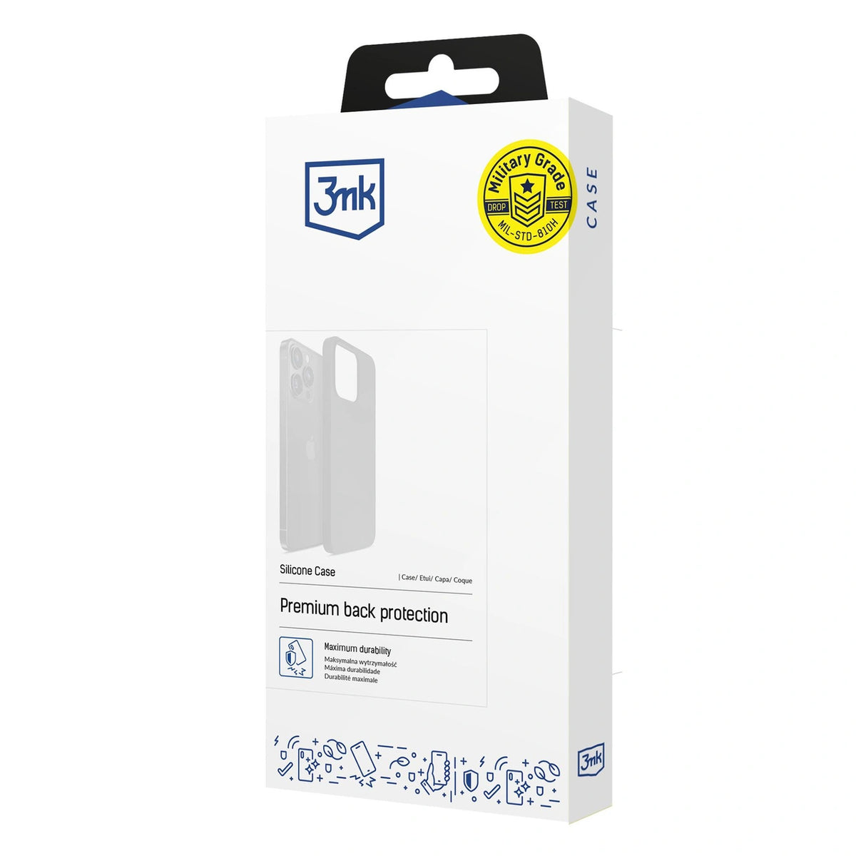 Etui 3mk Silicone Case na Samsung Galaxy S23 FE - czarne – zdjęcie 9