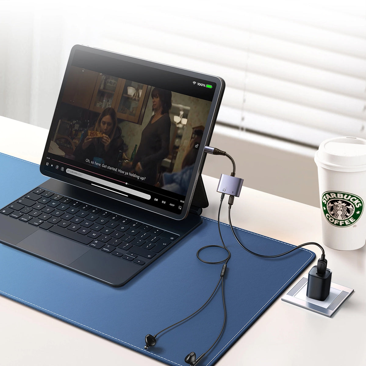 Adapter DAC 2w1 Joyroom SY-L01 do Lightning / mini jack 3.5 mm - czarny – zdjęcie 8