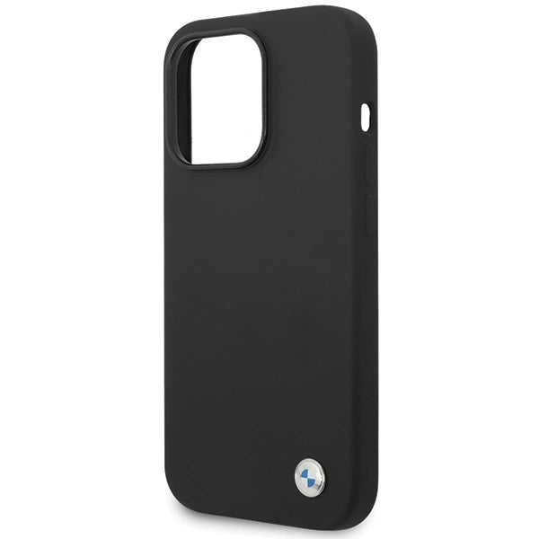 Etui BMW Silicone Metal Logo na iPhone 15 Pro - czarne – zdjęcie 6