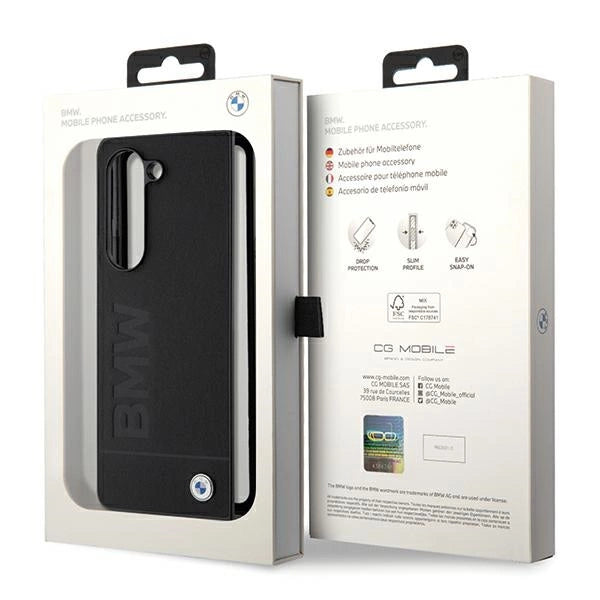 Etui BMW Signature Logo Imprint na Samsung Galaxy Z Fold 5 - czarne – zdjęcie 7