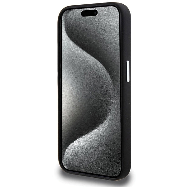 Etui BMW Signature Liquid Silicone MagSafe na iPhone 15 Pro - czarne – zdjęcie 5