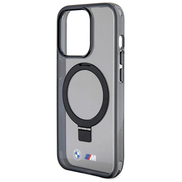 Etui BMW Ring Stand M Collection MagSafe na iPhone 15 Pro - czarne – zdjęcie 6