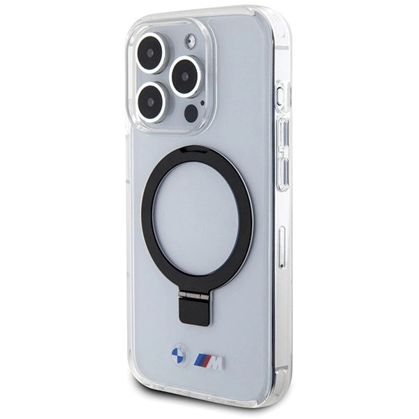 Etui BMW Ring Stand M Collection MagSafe na iPhone 15 Pro - przezroczysty – zdjęcie 2