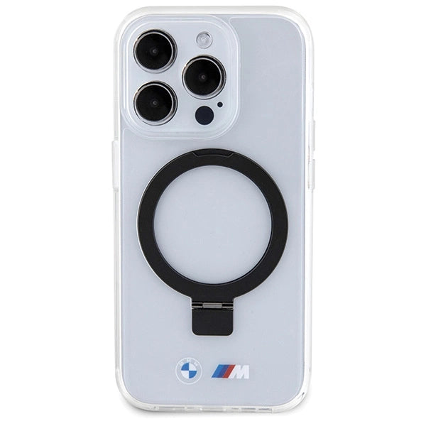 Etui BMW Ring Stand M Collection MagSafe na iPhone 15 Pro - przezroczysty – zdjęcie 3