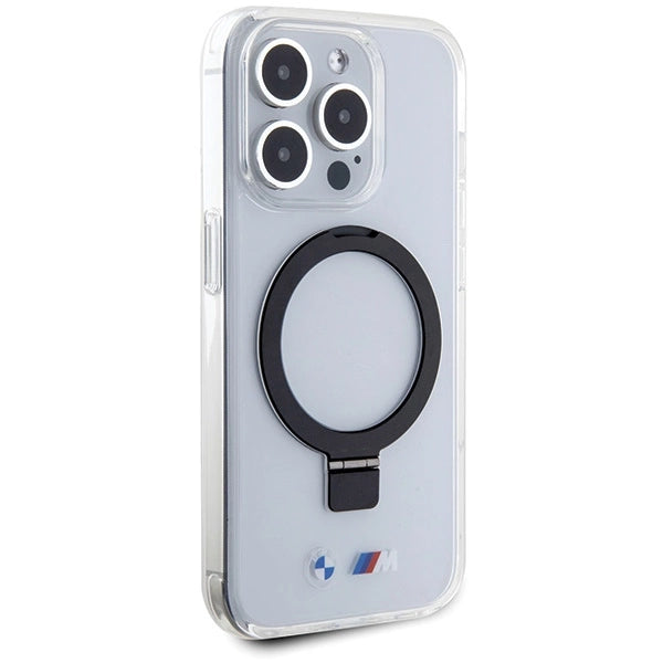 Etui BMW Ring Stand M Collection MagSafe na iPhone 15 Pro - przezroczysty – zdjęcie 4