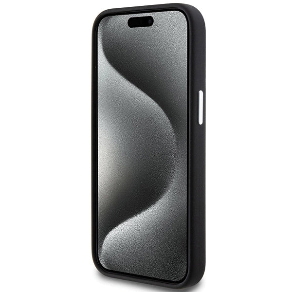 Etui BMW Signature Liquid Silicone MagSafe na iPhone 15 Plus - czarne – zdjęcie 5